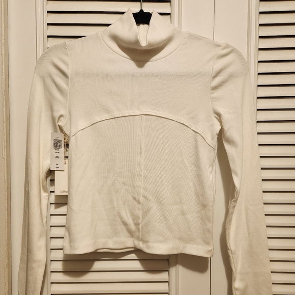Wilfred white cropped turtleneck - Picture 1 of 5